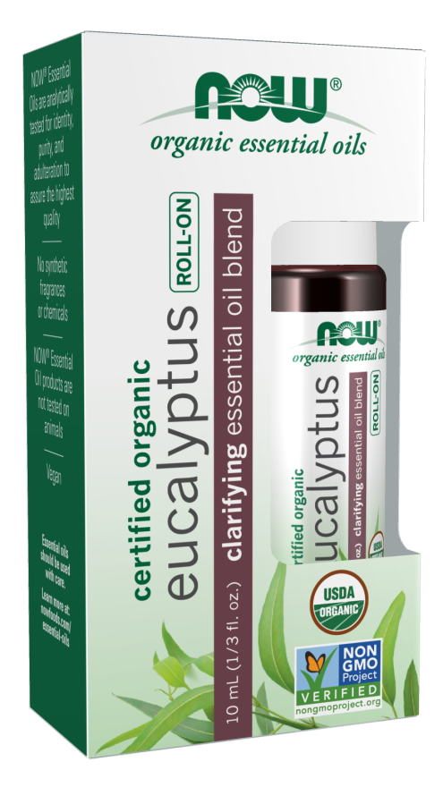 NOW Solutions Organic Eucalyptus Roll-On