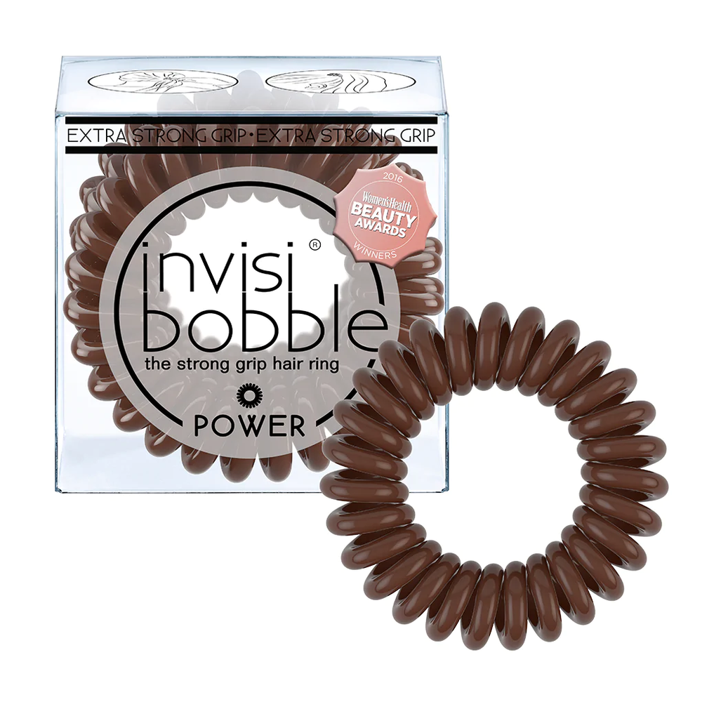 INVISIBOBBLE POWER Pretzel Brown Strong Grip Hair Ring