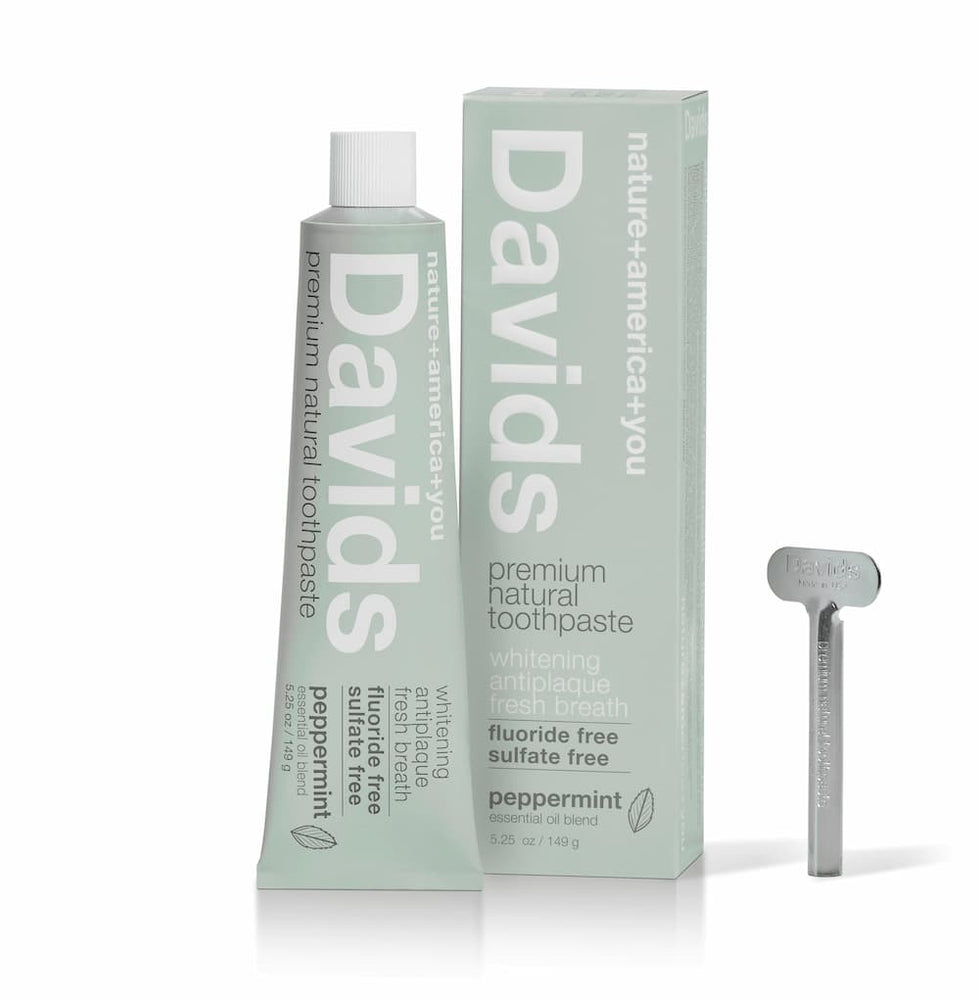 DAVIDS Natural Toothpaste – Peppermint