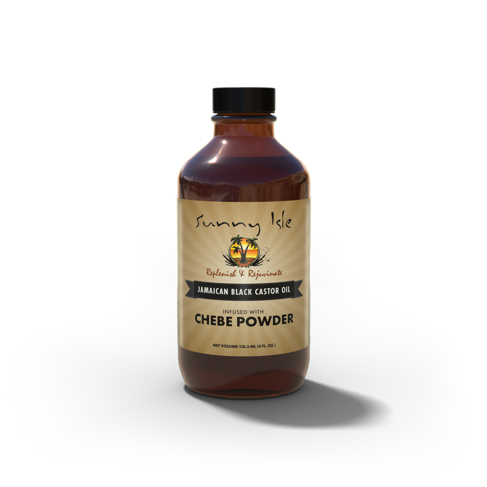 SUNNY ISLE Jamaican Black Castor Oil infused with Chebe Powder
