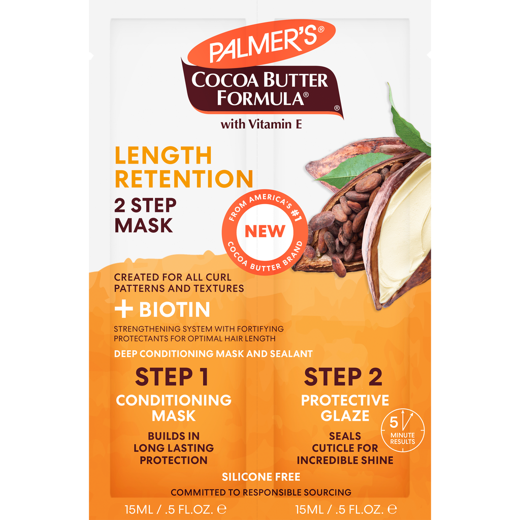 PALMER’S® Cocoa Butter Formula Length Retention 2 Step Mask COCOTIQUE