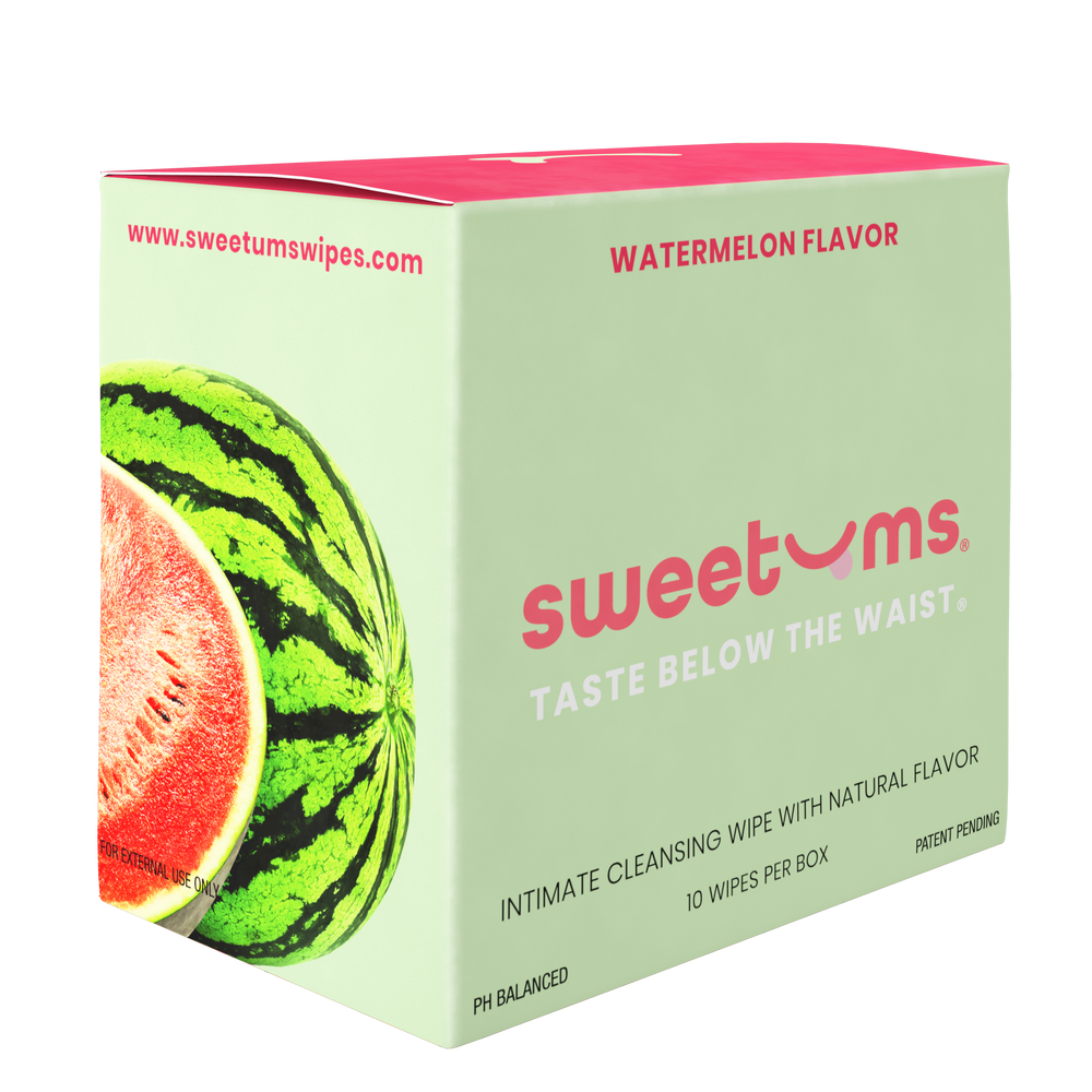 SWEETUMS Intimate Cleansing Wipes – Watermelon Flavor