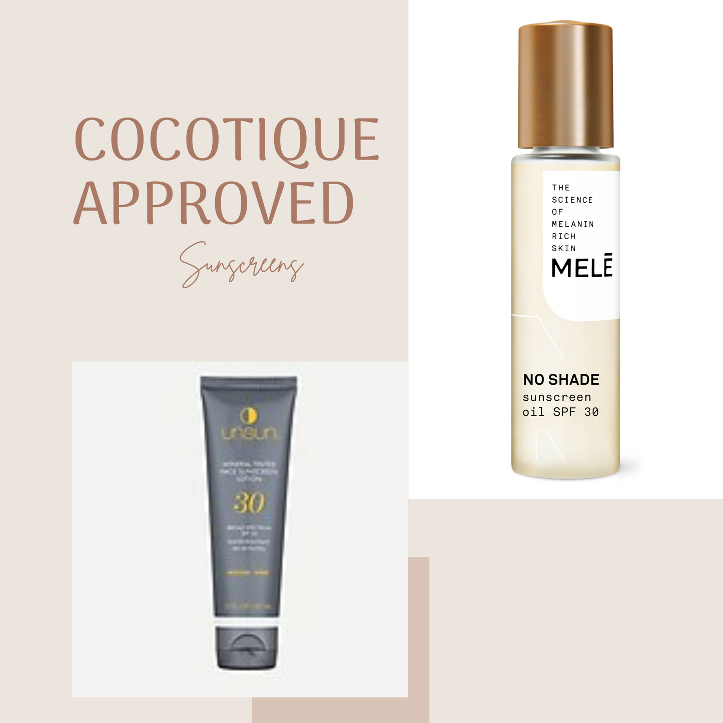 Top 11 COCOTIQUE Approved Sunscreens