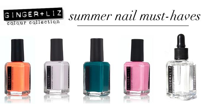 SUMMER NAIL ESSENTIALS FROM GINGER + LIZ