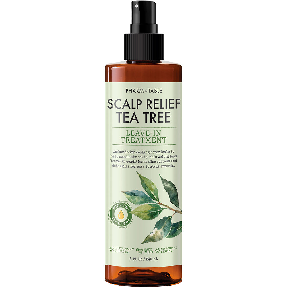 PHARM TO TABLE Scalp Relief Tea Tree Leave-In Conditioner