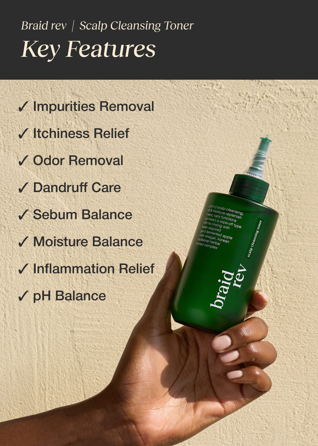 Bephor Braid Rev Scalp Cleansing Toner – COCOTIQUE