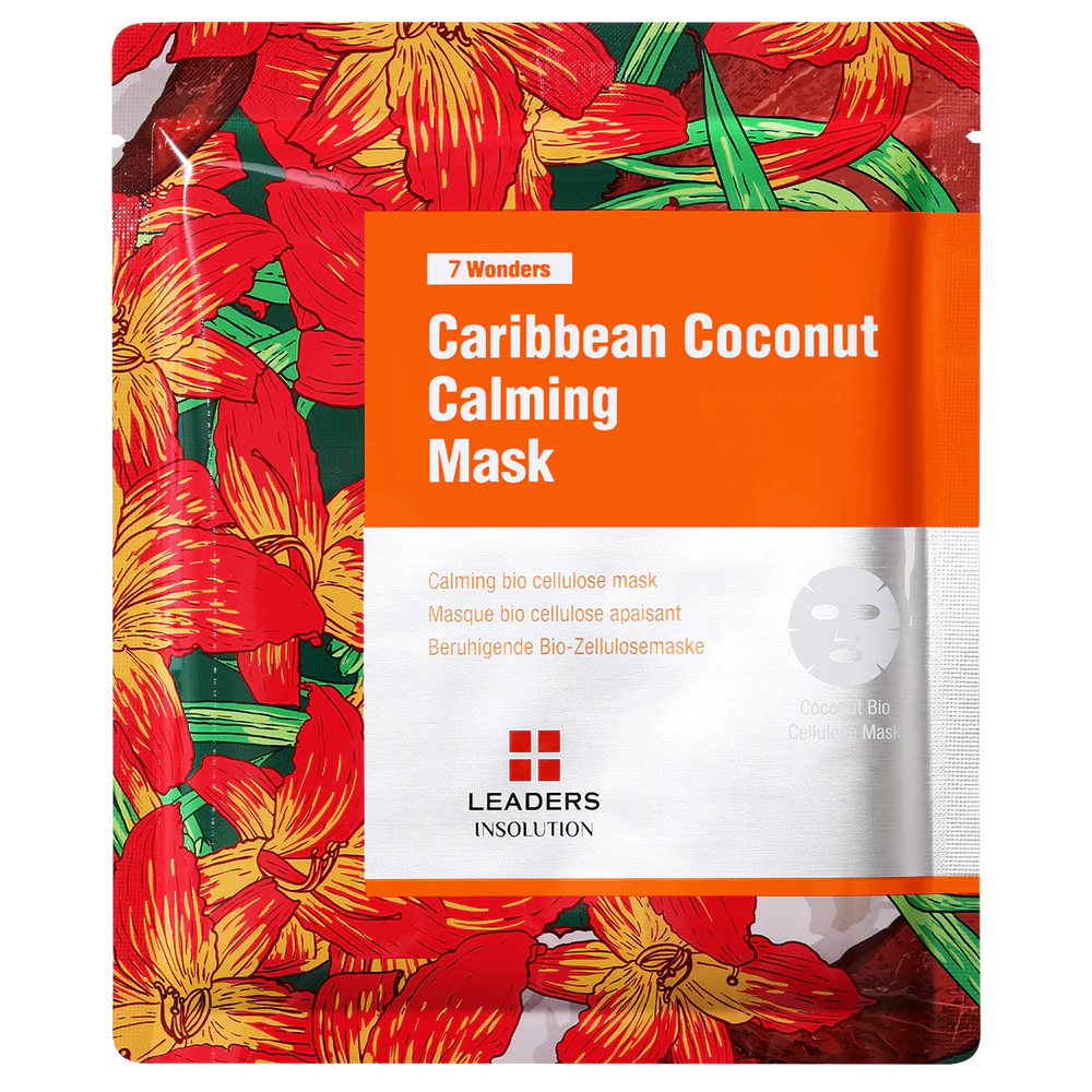 LEADERS Bio Cellulose Mask - Caribbean Coconut Calming Mask