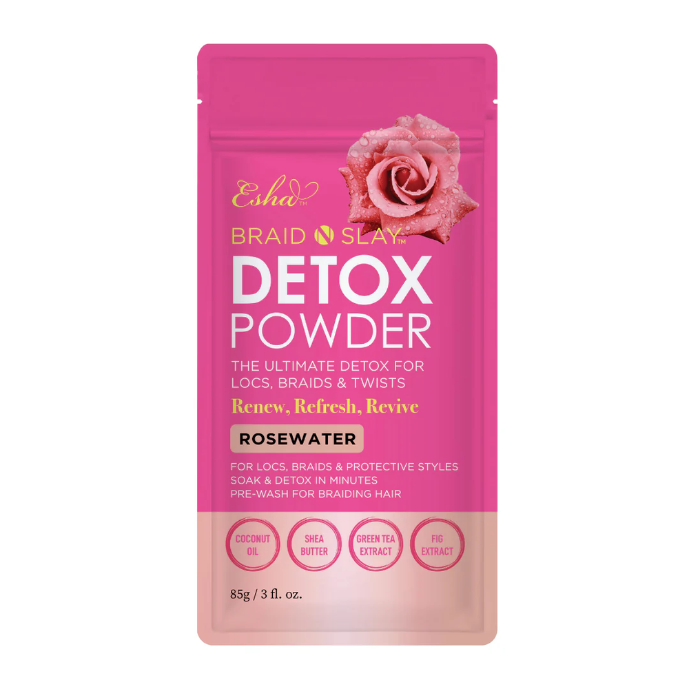 ESHA NATURAL Braid N Slay Detox Powder Rose Water