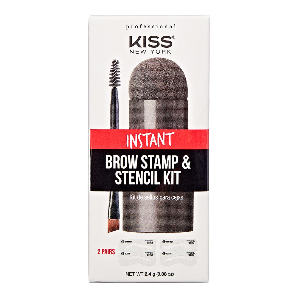 KISS NEW YORK PROFESSIONAL Instant Brow Stamp & Stencil Kit