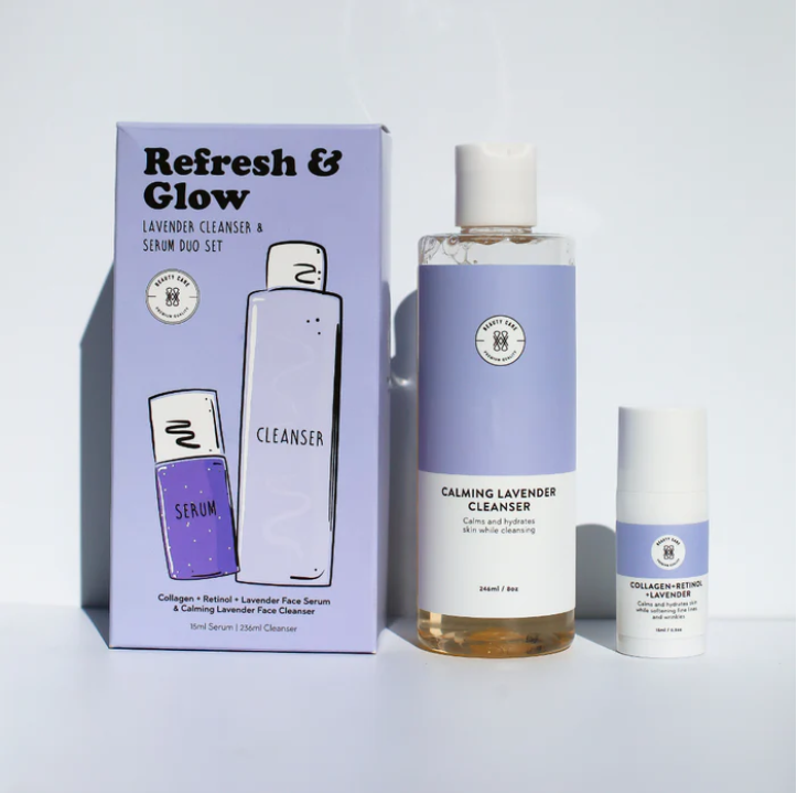 MEASURABLE DIFFERENCE Refresh & Glow: Lavender Cleanser & Serum