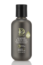 DESIGN ESSENTIALS Almond & Avocado Moisturizing & Detangling Sulfate-Free Shampoo