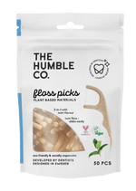 HUMBLE Plant Based Floss Picks – Mint