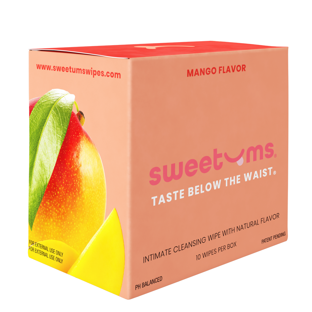 SWEETUMS Intimate Cleansing Wipes – Mango Flavor
