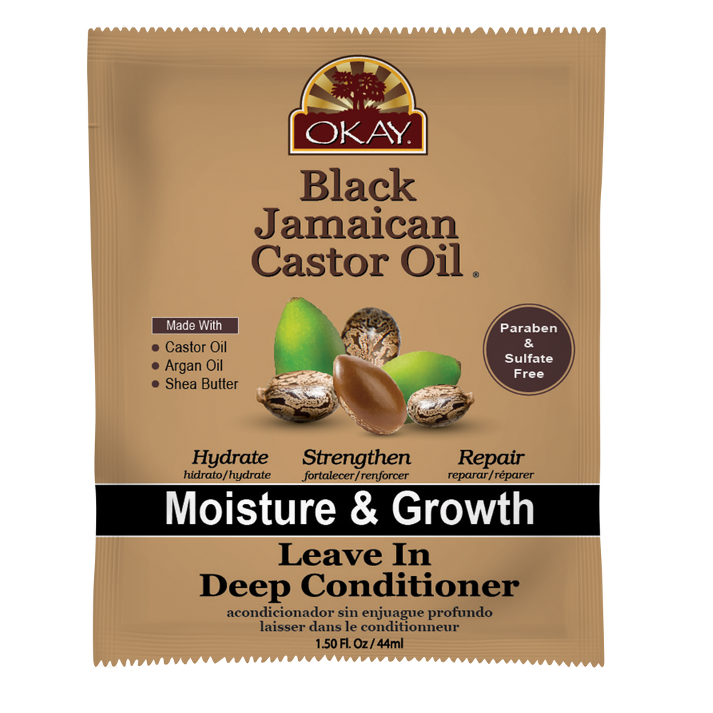 OKAY® Black Jamaican Castor Oil Leave in Deep Conditioner